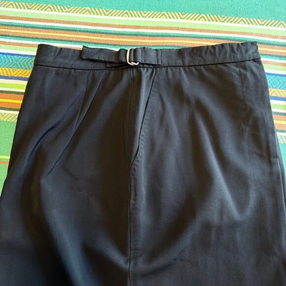 MaxMara Tailored Wool & Silk Midi Skirt in Black size 8 - Picture 10 of 10